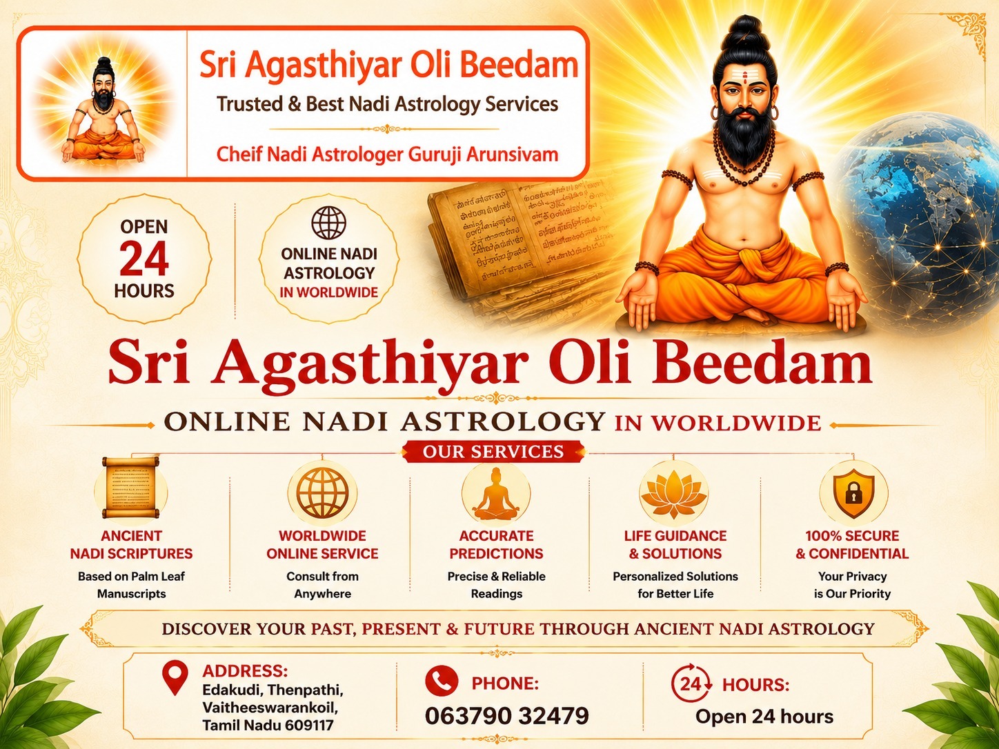 Cost of Vaitheeswaran Koil Nadi Astrology